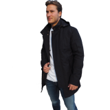 Johnny Love mensfashion Parka Rizzo Black NEUE Kollektion www.cabinero.de