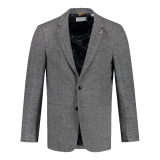 Dstrezzed Herringbone sweat Dk. Grey Melange www.cabinero.de