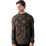 Elias Rumelis Pullover Joschua moss green black www.cabinero.de Berlin-Hermsdorf