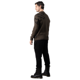 Elias Rumelis Pullover Joschua moss green black www.cabinero.de Heinsetraße 25, Berlin-Hermsdorf